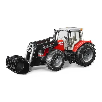 Image of Massey Ferguson 7624 with frontloader 1:16 Toys