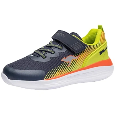 Image of KangaROOS Men&#039;s KQ Unique EV Sneaker, dk Navy/Lime, 5 UK