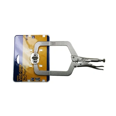 Image of IRWIN T9SP 9 Inch/225 mm Vise Grip Locking C Clamp with Swivel Pads