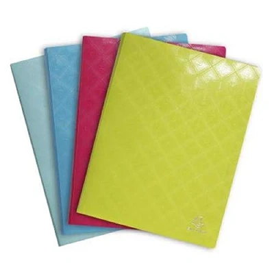 Image of Exacompta Ref 86220E 1928 Collection PP Display Book 240 x 320mm in Size, Suitable for Displaying A4 Documents, 20 Pockets, 40 Viewing Pages Assorted Colours (Pack of 20)
