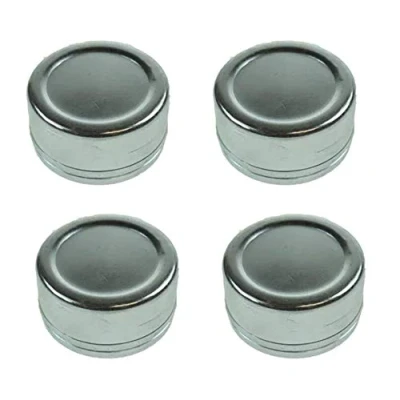 Image of x4 55mm Hub Caps, Plain, Trailers, Grease Dust Cover, Maypole Trailer, Alko Euro