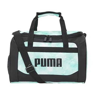 Image of PUMA Kids&#039; Evercat Transformation Duffel, Teal Watercolor, One size