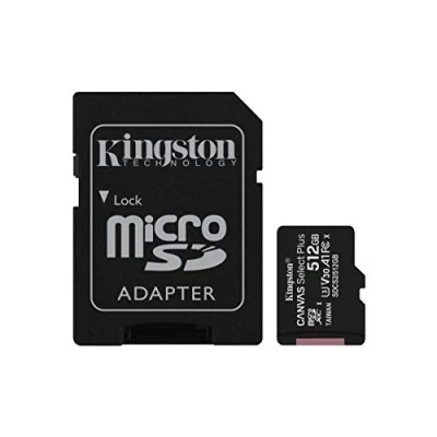Image of Kingston Canvas Select Plus microSDXC 512GB + SD adapter