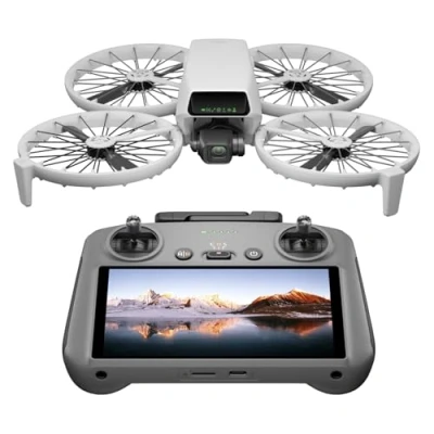 Image of DJI Flip, Drone With 4K UHD Camera for Adults, Under 249 g, 3 Axis Gimbal Stabilization, 13km Video Transmission, Palm Takeoff, Auto Return, 1 Battery 31 Min Flight Time, Intelligent