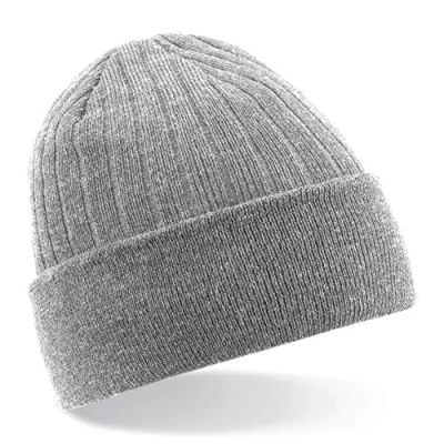 Image of Beechfield Thinsulat Beanie Heather Grey