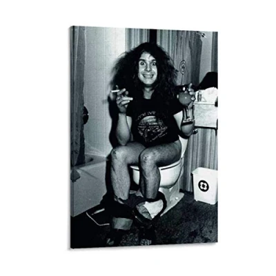 Image of RUIQIU Ozzy Osbourne Poster Pop Singer Canvas Art and Wall Picture Print Modern Family bedroom Decor Posters 08x12inch(20x30cm)