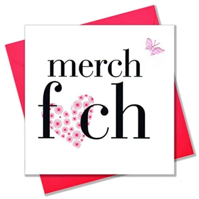Image of Claire Giles Greeting Cards, Welsh Baby Girl Card, Merch Fach, Pink Butterflies Design Language Embellished with a Fabric Butterfly