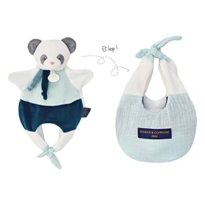 Image of Doudou et Compagnie Cuddly Toy Panda DC3824, Green, 30 cm
