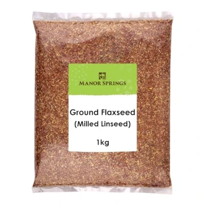 Image of Ground Flaxseed (Milled Linseed) 1kg by Manor Springs