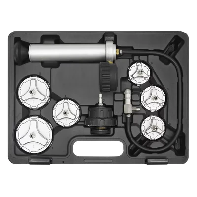 Image of Sealey Cooling System Pressure Test Kit 7 Piece Commercial