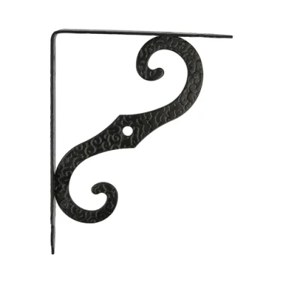 Image of Amig Forged Wall Bracket, Black 250 x 200mm