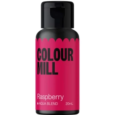 Image of Colour Mill Aqua Blend Food Colouring Liquid Raspberry Edible Paint for Royal Icing, Macarons, Meringue, Fondant, Jellies, Beverages and More 20 ml