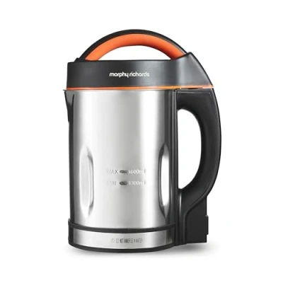 Image of Morphy Richards 48822 1.6Litre Soup Maker With 4 Settings Stainless Steel