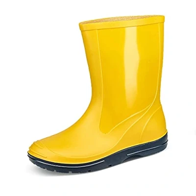 Image of Beck Unisex Kids Basic 486 Boots, Yellow, 6.5 UK