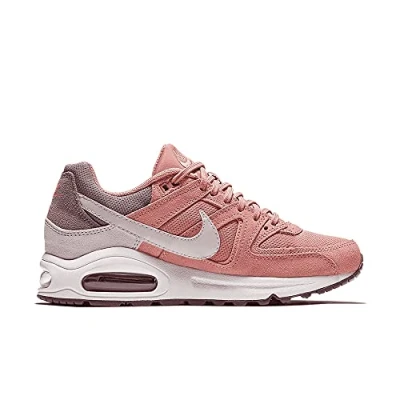 Image of NIKE Women&#039;s Wmns Air Max Command Trail Running Shoes, Pink Reb Stardust Light Bone Taupe Grey White 600, 4.5 UK