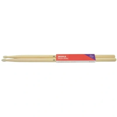 Image of Chord Maple Drums Sticks Supplied in Pairs 2B Nylon