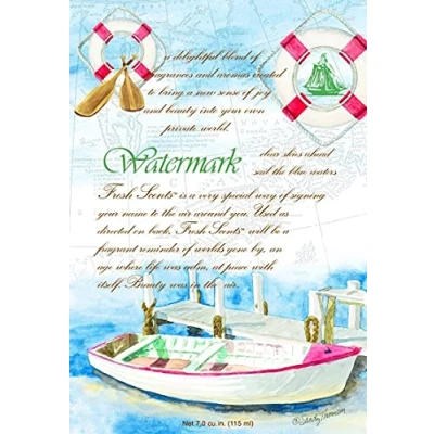 Image of Fresh Scents Scented Sachets Watermark, Lot of 6, 15.2 x 10.2 2.5 cm