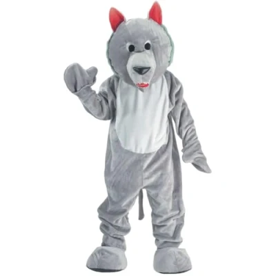Image of Dress Up America Wolf Mascot Costume For Kids and Adults Cosplay Role Play