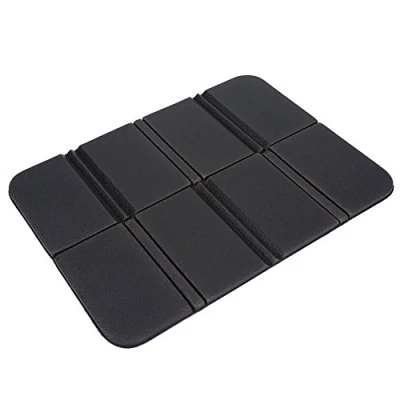 Image of VGEBY Folding Seat Mat, Picnic Outdoor Camping Mat Portable Waterproof Pad for Hiking (black)