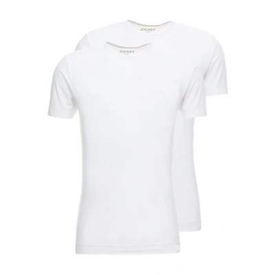 Image of Jockey® Microfiber Air T Shirt 2 Pack, White, S