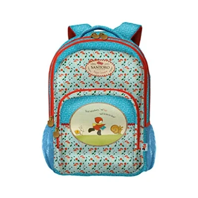 Image of Small Backpack with 3 compartments Santoro Poppi Loves Catch Me