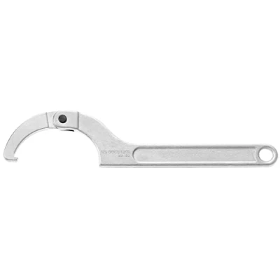 Image of Facom Hinged Hook Wrench, 125A.120, 15 to 180 mm, Chrome Finish