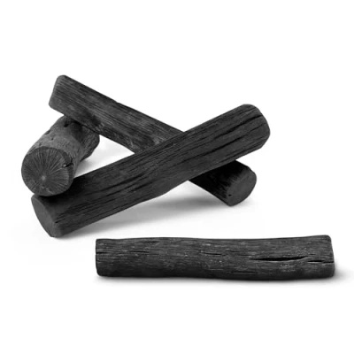 Image of BLACK+BLUM Charcoal Water Filter Sticks Traditional Japanese System, Hydration + Carbon for Bottles Dispensers 4 Pieces, Last 6 Months Each, Wood Black