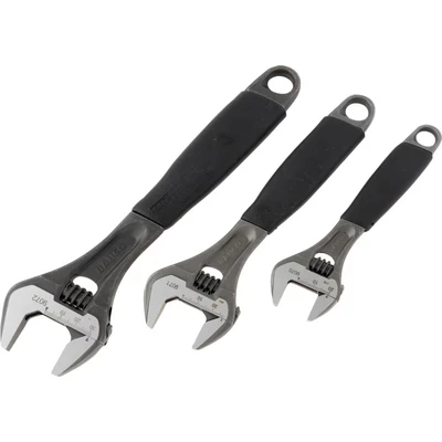 Image of Bacho Alloy Steel Metric Adjustable Wrench Set (Pack of 3)