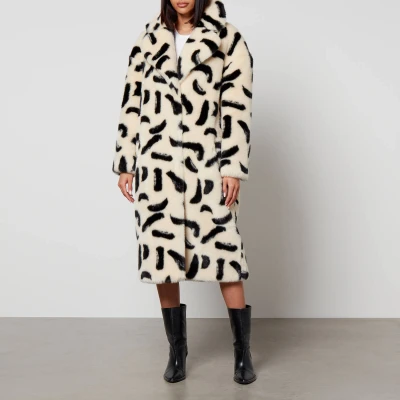 Image of Jakke Katie Printed Faux Fur Coat XS