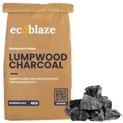 Image of Ecoblaze 4Kg Lumpwood Charcoal the Ultimate BBQ Give your Best