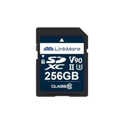 Image of LinkMore XV29 256GB SDXC UHS II Card SD Card, C10, U3, V90, for Digital Camera, Drone Support 4K 8K Video, Camera Memory Cards up to 250MB/s Read Speed, 220MB/s Write Speed