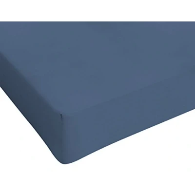 Image of Sogni e Capricci Max Color Fitted Sheet with 25cm Corner, avio, single