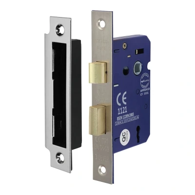 Image of 3x TIMCO 3 Lever Sashlock Satin Nickel 675321