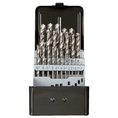 Image of GEDORE Red Twist Drill Bit Set Polished 25 Pieces