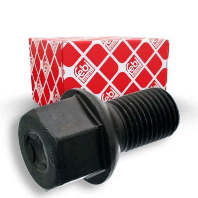 Image of 211601139, 251601139 Wheel Bolt FEBI BILSTEIN 46613 M14 x 1,5 Ball seat A/G 19mm 10.9 for Steel rims 19 Phosphatized Male Hex