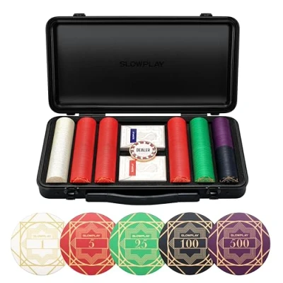 Image of SLOWPLAY ACES Poker Set (300 pcs Numbered)