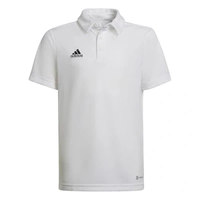 Image of adidas Unisex Kids Entrada 22 Polo Shirt, White, 11 12 Years