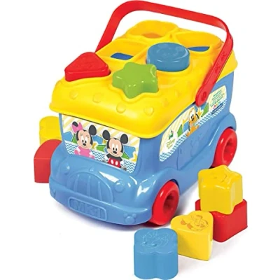 Image of Clementoni Mickey and Friends Shape Sorter Bus (Blue), 14395.5