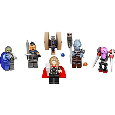 Image of LEGO 40525 Marvel Endgame Battle Minifigures Blister Pack Thor Chitauri Warrior Korg Miek and Valkyrie 6+ 62 Pieces