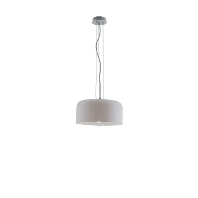Image of Gibus Shiny Dome Ceiling Pendant, White, E27