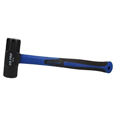 Image of 3lb Double Face Sledge/Lump Hammer TPR Handle Fibreglass Shaft U S Pro