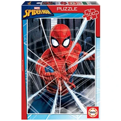 Image of Educa 18486 Serie Marvel Spider Man Puzzle 500 Pieces Spiderman