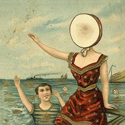 Image of Neutral Milk Hotel In The Aeroplane Over Sea Black vinyl Sealed 2020 USA LP MRG136LP