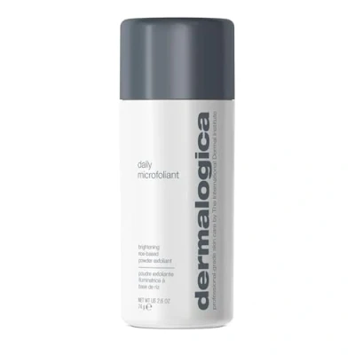 Image of Dermalogica Daily Microfoliant 74g Exfoliating Powder for Brighter &amp; Smoother Skin, with Rice Enzymes Suitable All Skin Types Refill