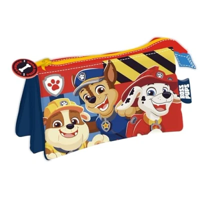 Image of ARDITEX PW16445 Nickelodeon PAW Patrol Triple Pencil Case 21 x 11 cm,