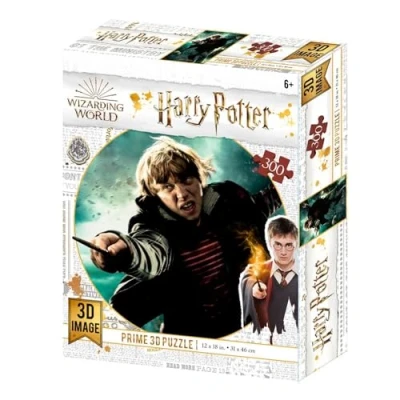 Image of Harry Potter HP33010 3D Effect 300 Piece Ron Weasley Puzzle, Multicoloured, Estándar
