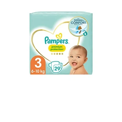 Image of Pampers Baby Nappies Size 3 (6 10kg) Pack of 29