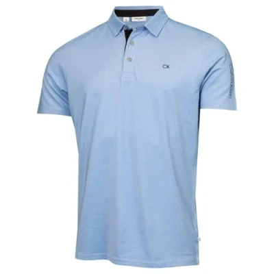 Image of Calvin Klein Mens Uni Golf Polo Shirt Sky XXXL