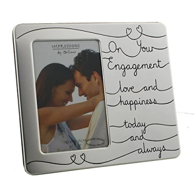 Image of Impressions By Juliana Photo Frame On Your Engagement 4&quot; x 6&quot; FS552 New