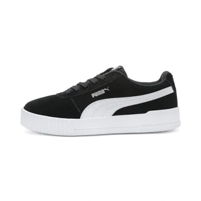 Image of Puma Women&#039;s Carina Sneakers, Black White, 6 UK